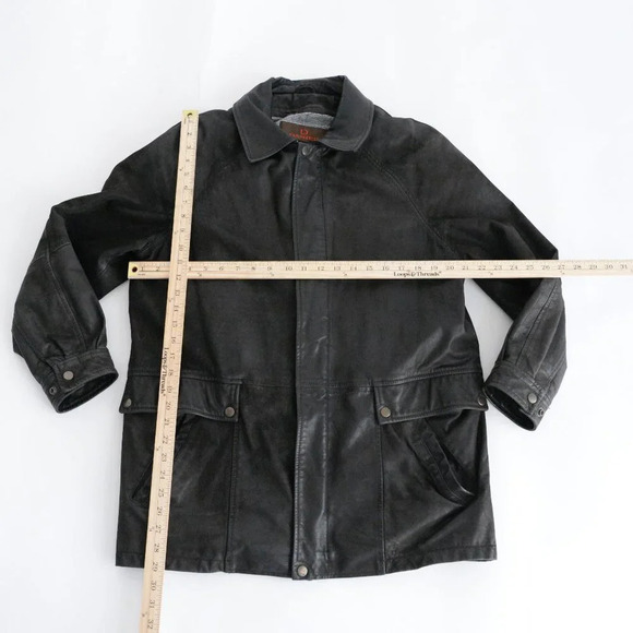 Danier - Vintage 100% Leather w Removable, Black & White Checker  Liner - Small - Picture 4 of 16